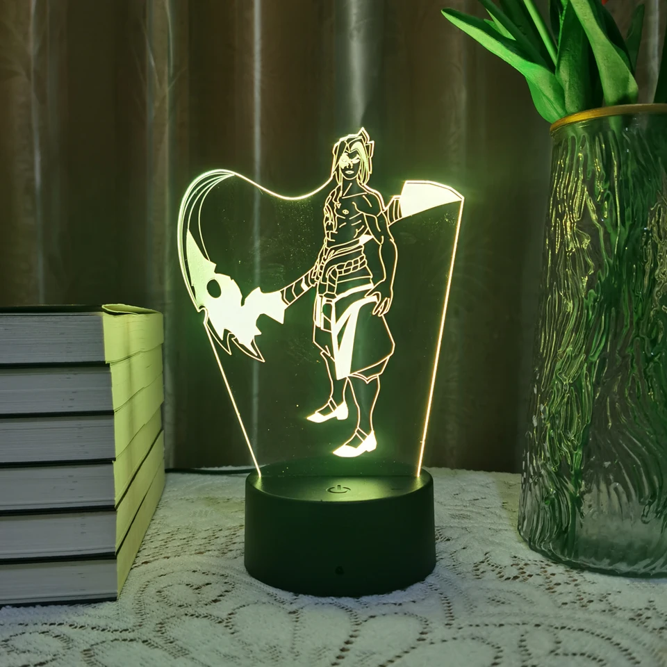 Nová logia Lol League of Legends Game Cayn Jinx 3D LED NEON NIGHT LIGHT FORA PRE KLASOVÝCH OBCHODNÝCH ROZMATÍ