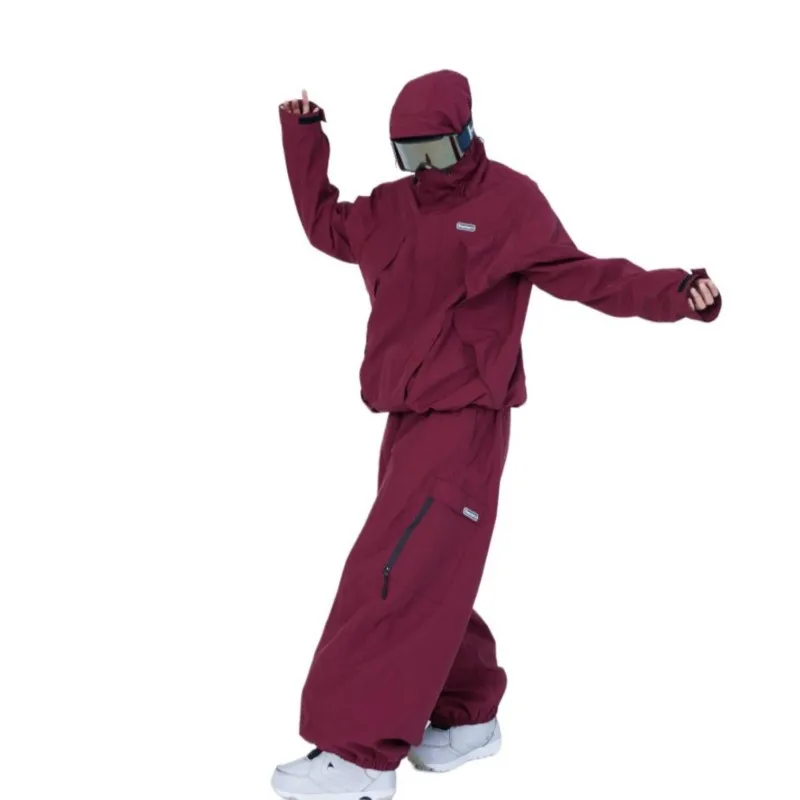 Nová lyžiarska bunda Profesionálny single a dvojité dosky unisex lyžiarske nohavice súpravy Roupa de Neve Feminino Impermeável