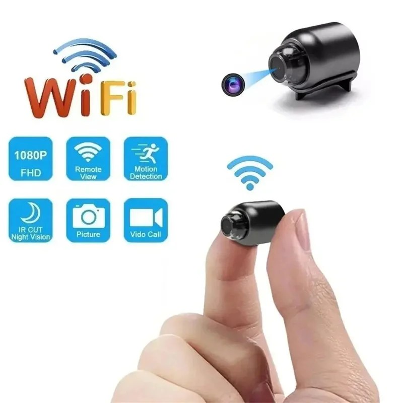 Nová mini kamera X5 Mini HD1080p Kompaktná bezdrôtová kamera Wi -Fi s funkciou cyklického záznamu vhodná pre vonkajšie kempingy doma