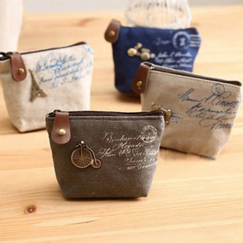 Nová módna dámska dáma detská minca peňaženka Lady Small Mini Coin Houch Zipper Peniaze Key Key slúchadlá linka Mini Coin Carte Držiteľ karty
