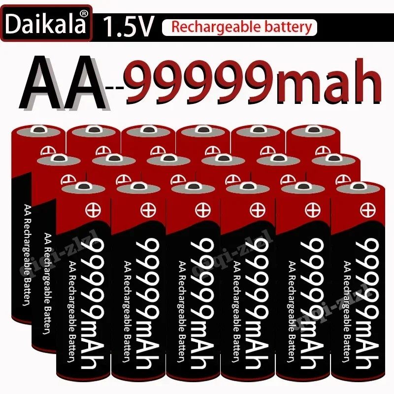 Nová najpredávanejšia batéria AA 99999 MAH 1,5V AA Ni-MH Nabíjateľná batéria diaľkovo ovládacie prvky hračky Hračky