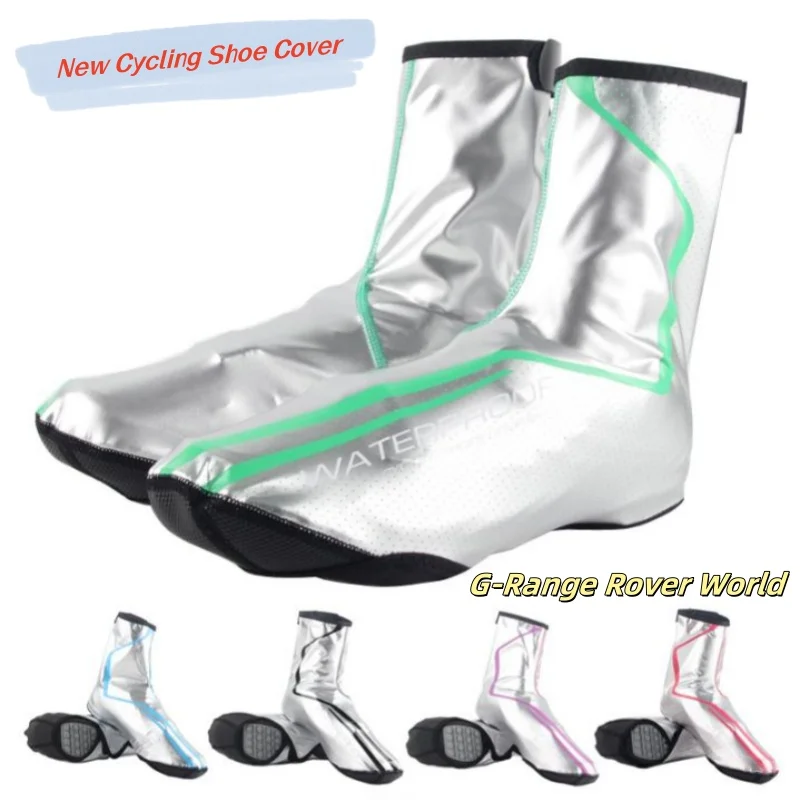 Nová obuv Cover Mtb Road Bike Winter Warm Tkanina nepremokavá zips PU obuv zakrýva prachovovorné vonkajšie jazdecké vybavenie Veľkoobchod