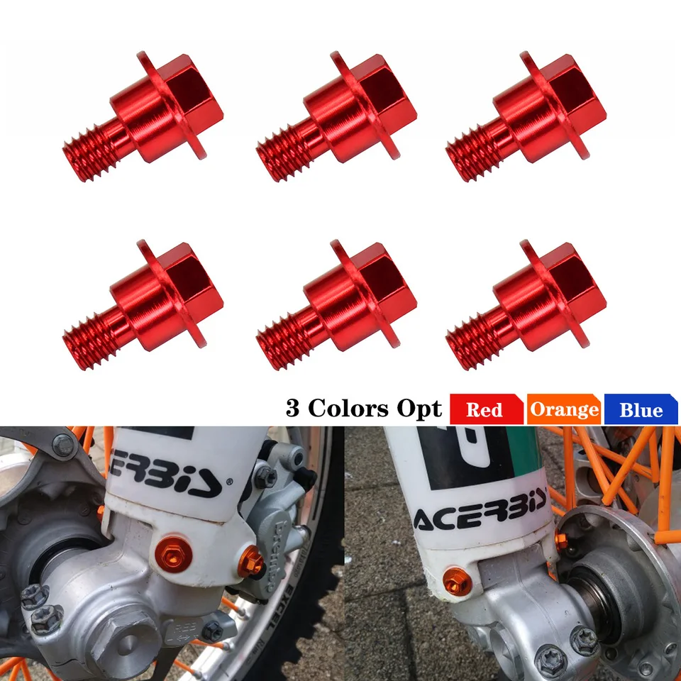 Nová ochranná skrutka vidlice pre KTM SX SXF XCF XC Excf XCW XCFW TRI 85 125 150 250 350 450 525 530 Motocyklové skrutky 2000-2023
