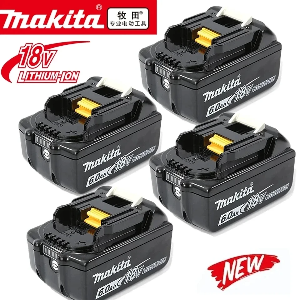 Nová originálna Makita 18V 6.0AH LI-ION batéria pre MAKITA BL1830 BL1815 BL1860 BL1840 Výmena napájacieho náradia batéria