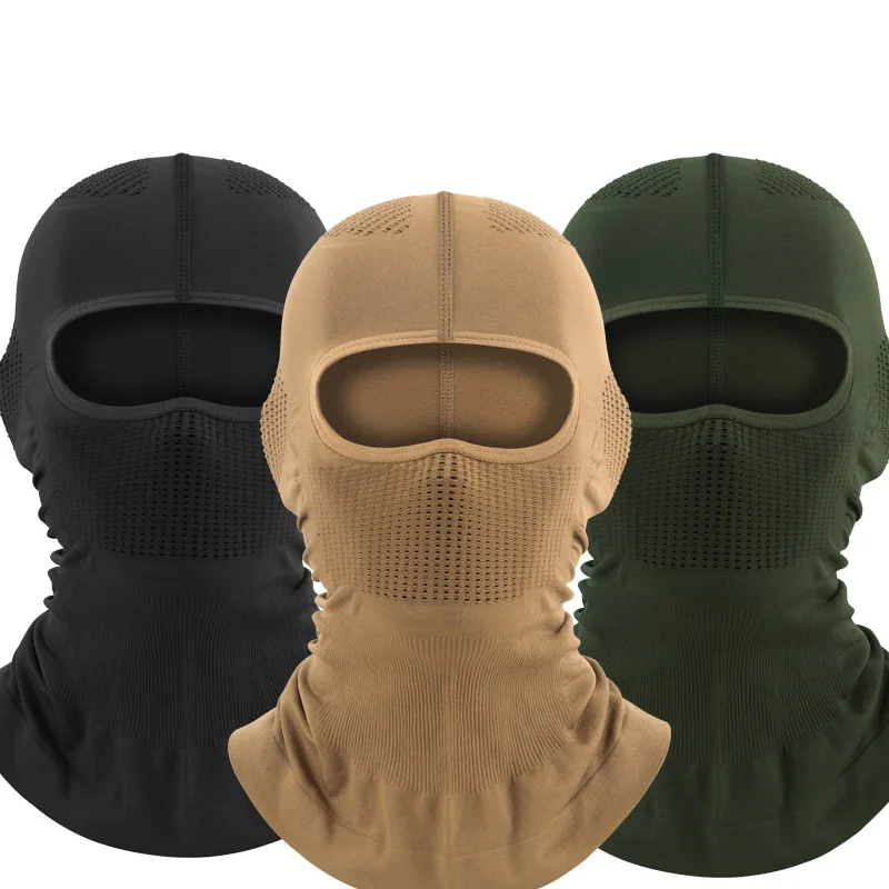 Nová plná tvár šál lyžiarska cyklistika Full Face Cover Case Camouflage Balaclava krk taktická vzduchová vzduchová prilba prilby Štyri sezóny