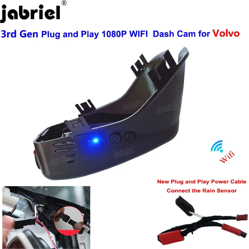 Nová plug and play wifi car DVR DVR Dash Dash Driving Recorder EDR pre Volvo S60 S80 2012 2015 V40 V60 V70 XC60 XC40 XC70 XC90 S40 S90