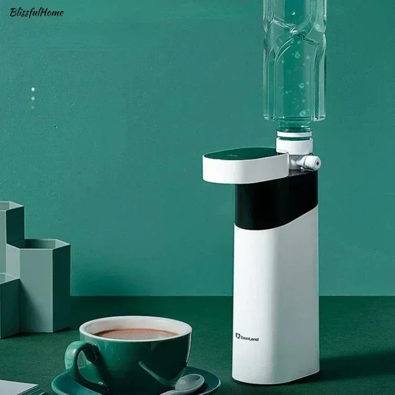 Nová prenosná kanvica na okamžitú horúcu vodu. Elektrická vriaca voda. Inteligentný termostat. Cestovať. Mini malé.