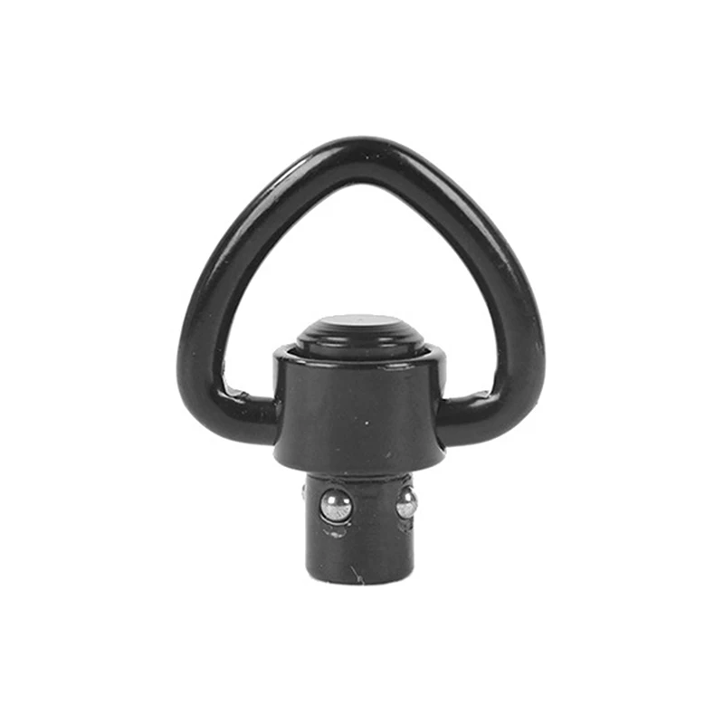 Nová pušková push gombík QD rýchle uvoľnenie Sling Swivel Ring prsteň pre zbraň s prakovou otočnou puškou loveckých doplnkov