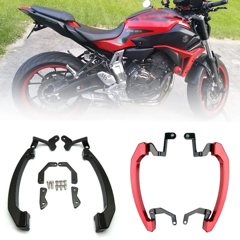 Nová rukoväť zadných sedadiel Rucks Pillarion Cestovec Grab Ruck Ruck pre Yamaha MT-07 FZ 07 MT 07 2014 2015 2016 2016 2017