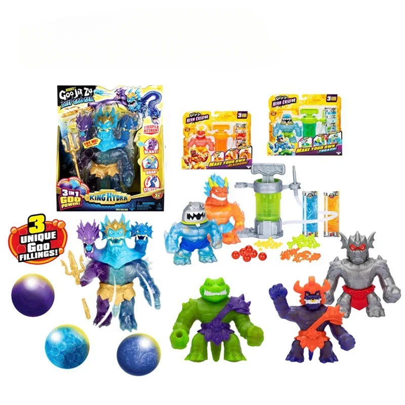 Nová skupina Cool Skin Group GooJitzu Armour Hero Hero Runheld Elastic Deformácia a dekompresia Pinchable Slime Soft Gum Gum Hray