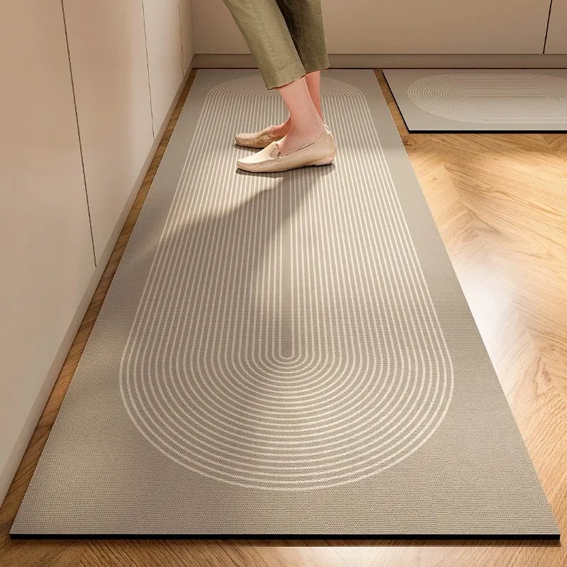 Nová super absorbujúca kuchynská podlaha podlaha diatom bahenná podložka kúpeľňa vankúšik Anti-Slip Koberce kuchynské rohože utierateľný koberec s dlhým pásom