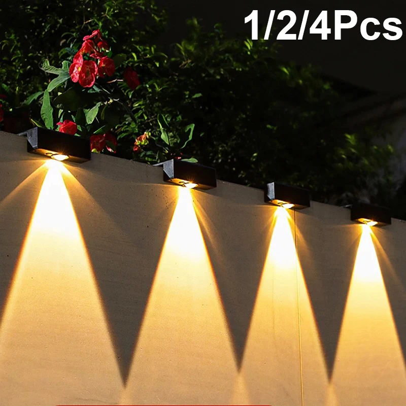 Nová super svetlá solárna nástenná lampa vodotesná vonkajšia záhradná záhradná plot dekorácia nástenná lampa atmosféra lampa