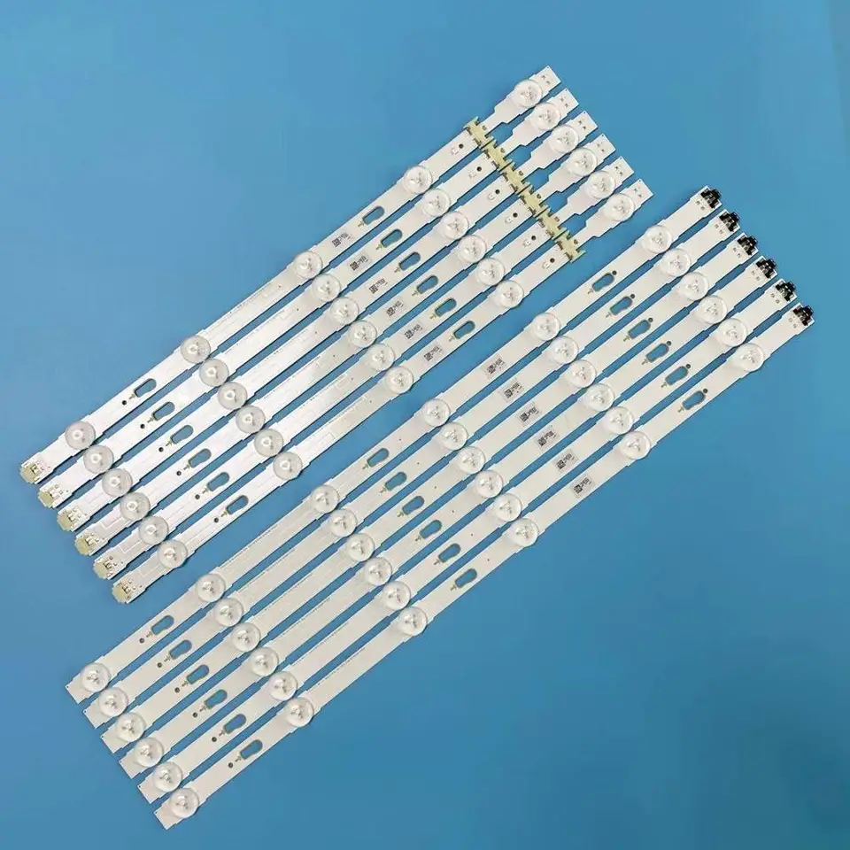 Nová súprava 12ks LED prúžok pre Samsung UE48JU6000 BN96-34793A BN96-34794A S_5U75_48_FL_R6 S_5U75_48_FL_L5 LM41-00121G LM41-00121H