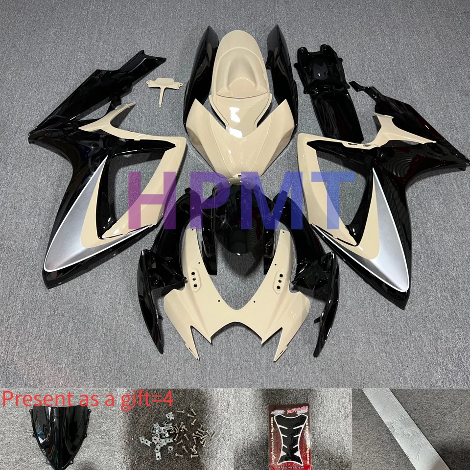 Nová súprava ABS Fairings Fit For Suzuki GSX-R600 750 K6 2006-2007 GSXR600-750 2006 2007 Bodywork Plné kapotáž