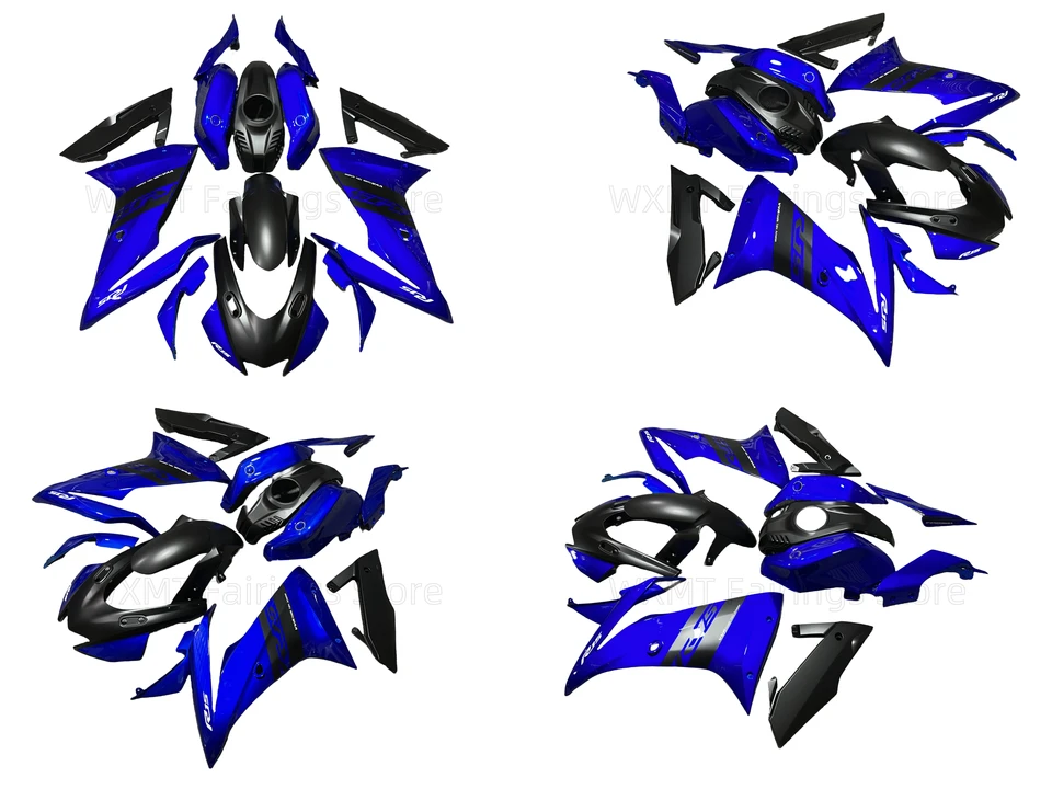 Nová súprava na vstrekovanie motocyklov ABS pre YZF-R15 V3 2018 2019 2020 2021 2022 2023 Bodywork Plné kapotáž súpravy