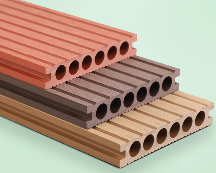 Nová technológia WPC 3D Razená drevo plastový kompozitný vonkajší vzor WPC Composite Dalking