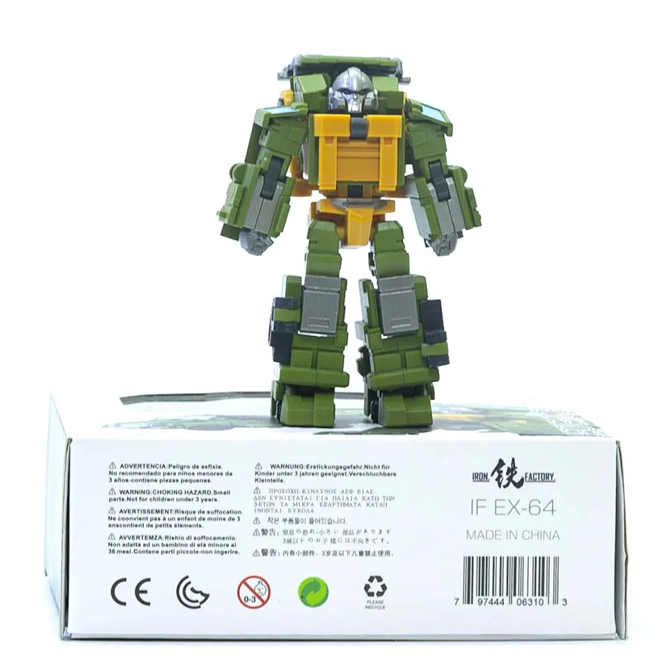 Nová transformácia robotov Toy Iron Factory Ak EX-64 EX64 BRAWN RESPORNÁ OBROVSKÁ AKCIA AKCION OBRÁZOK Hračky na sklade