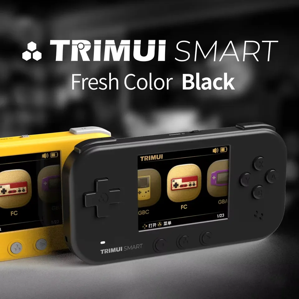 Nová Trimui Smart Brand Candy Color Zodpovedanie 2,4 palca IPS Screen Open Source Mini Retro Runcheld WiFi vs ručná hra Game Console