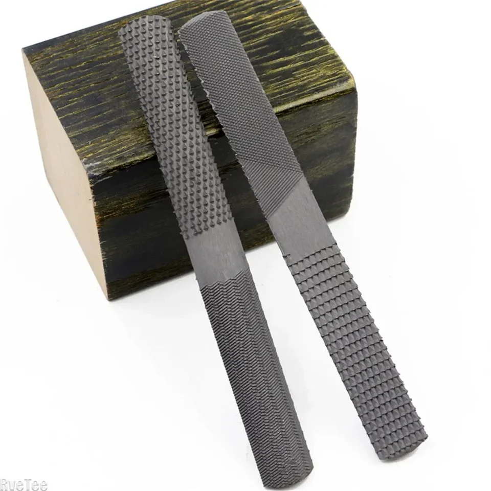 Nová uhlíková oceľ 4 v 1 Rasp File Carpentry Woodworking Ruitworking Ručné náradie Woodworking Tools Drevené kovové súbor