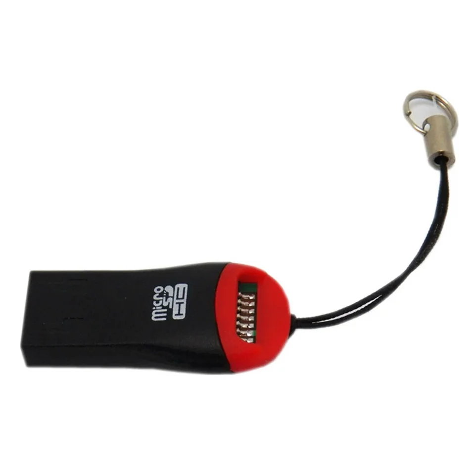 Nová vysokorýchlostná čítačka kariet USB 2,0 Mini Micro SD T-FLASH TF M2