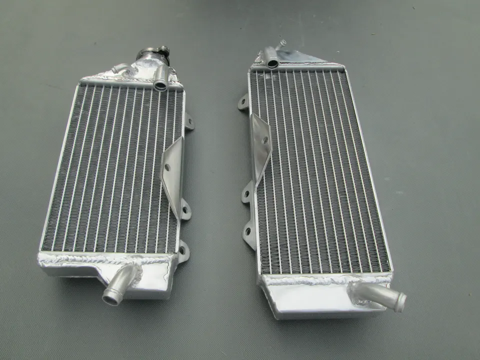 Nová vysoká kvalita vľavo+doprava všetok hliníkový chladič za rok 2009 Kawasaki KX450F KX 450 F KXF450 KX COOLER COOLING COOLT COLANT 09