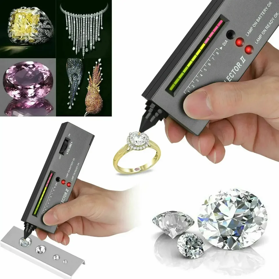 Nová vysoká presnosť diamantov tester pero šperky profesionálne diamantové selektorové diamantové testerové súprava