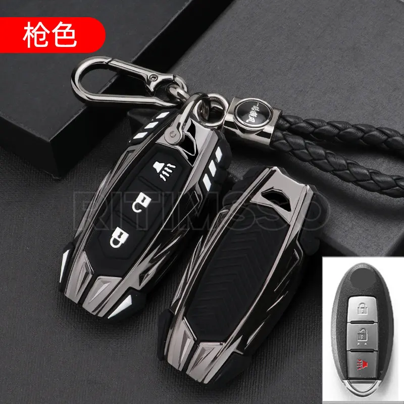 Nová zliatina+kremíkové gélové krytiny automobilu Cover Shell FOB pre Nissan Qashqai X-Trail T31 T32 Juke J10 J11 Tiida Altima Pathfinder Kicks