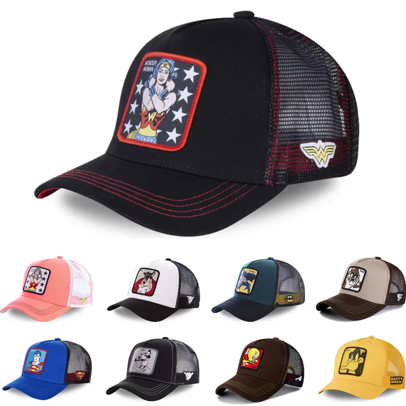 Nová značka 62 štýlov Disney Minnie Mickey Snapback Cotton Baseball Cap Men Ženy hip hop dad mesh klobúk klobúk klobúk dropshippping