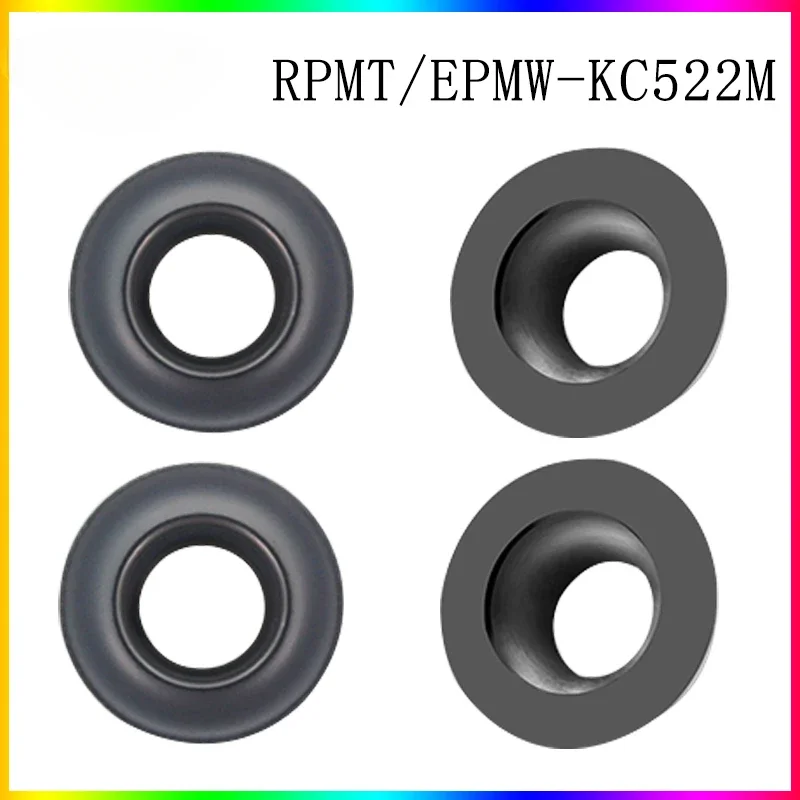 Nové 100% R5 R6 Round vložka RPMW RPMW1204 RPMW1003 Blade KC522M na spracovanie HRC48-68 stupňov menej ako ochladzovací materiál