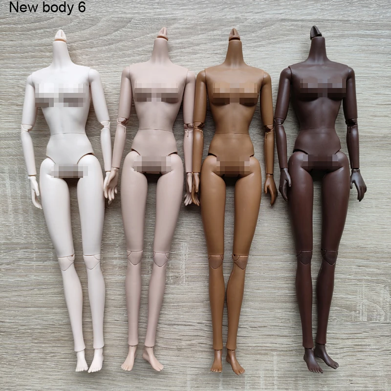 Nové 16 kĺbových telies pre bábiky pre PP/FR/BABI 1/6 Dolls Naked Body Nahé telo ženské mužské bábiky rozprávky bábiky Báčiky Dojky Darčeky pre deti