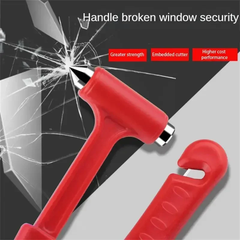 Nové 1ks automatické autobusy Trucks Breaking Hammer Hammer Núdzový únik bezpečnostného kladiva sklo prerušovač bezpečnostných pásov Nástroje