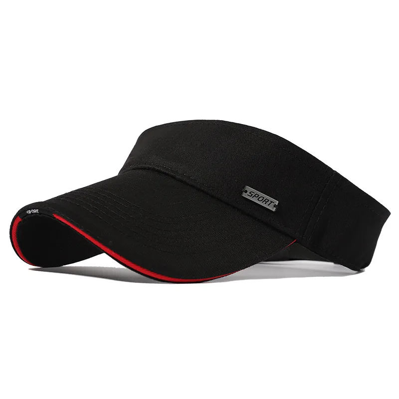 Nové 2023 letných mužov Ženy Sun Hat Cotton Nastaviteľné UV ochrana UV Ochrana Prázdne špičkové Solid Sport Tennis Golf Sunkre Suncreen Baseball Cap