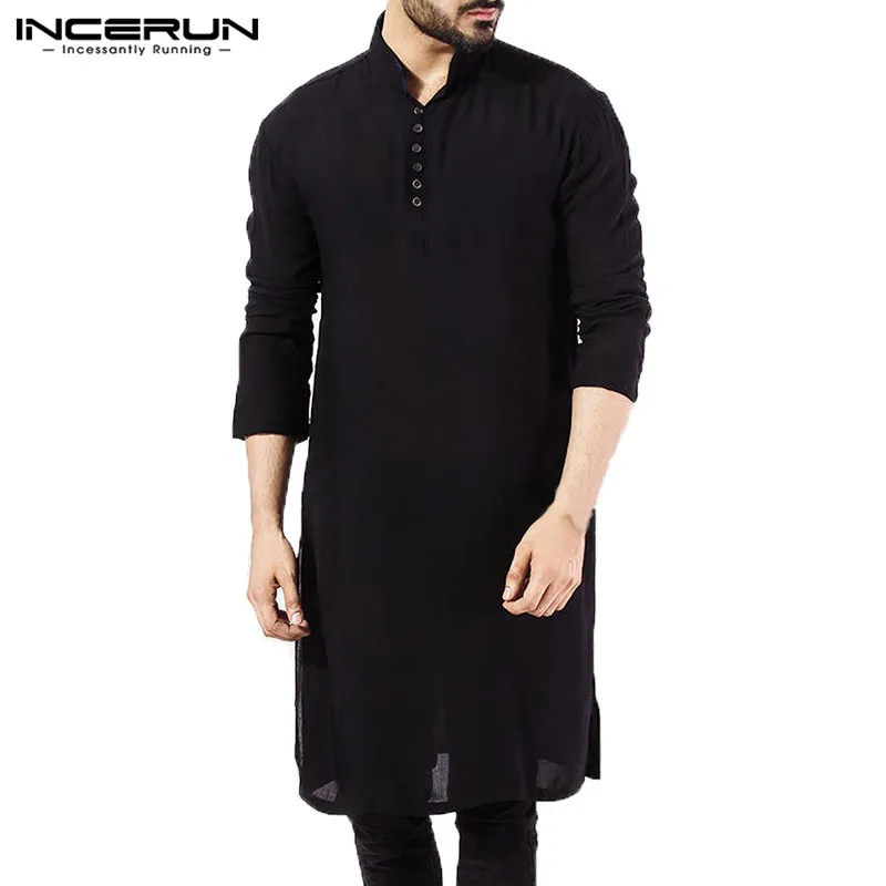NOVÉ 2023 MENKY TILNY DLHODLIVÉ ŠATY ISLAMICKÁ KOMISE ELEGANT KAFTAN ROBE PAKISTANA Muž Indické oblečenie moslim Aaudi
