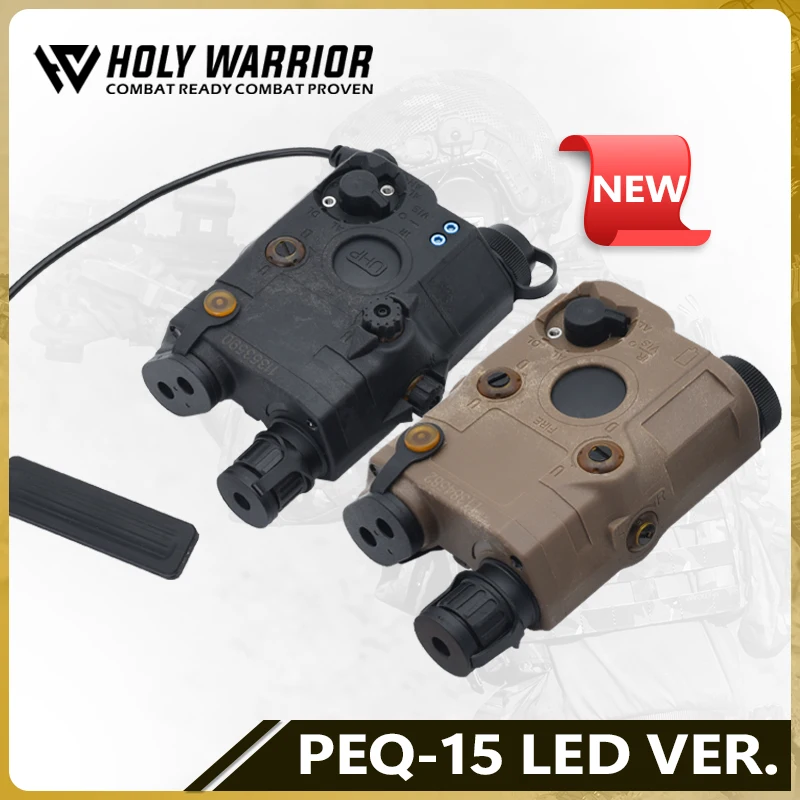Nové 2024 PEQ-15/LA5-C nastaviteľné LED osvetlenie LED Loving Scout Light s riadiacim spínačom