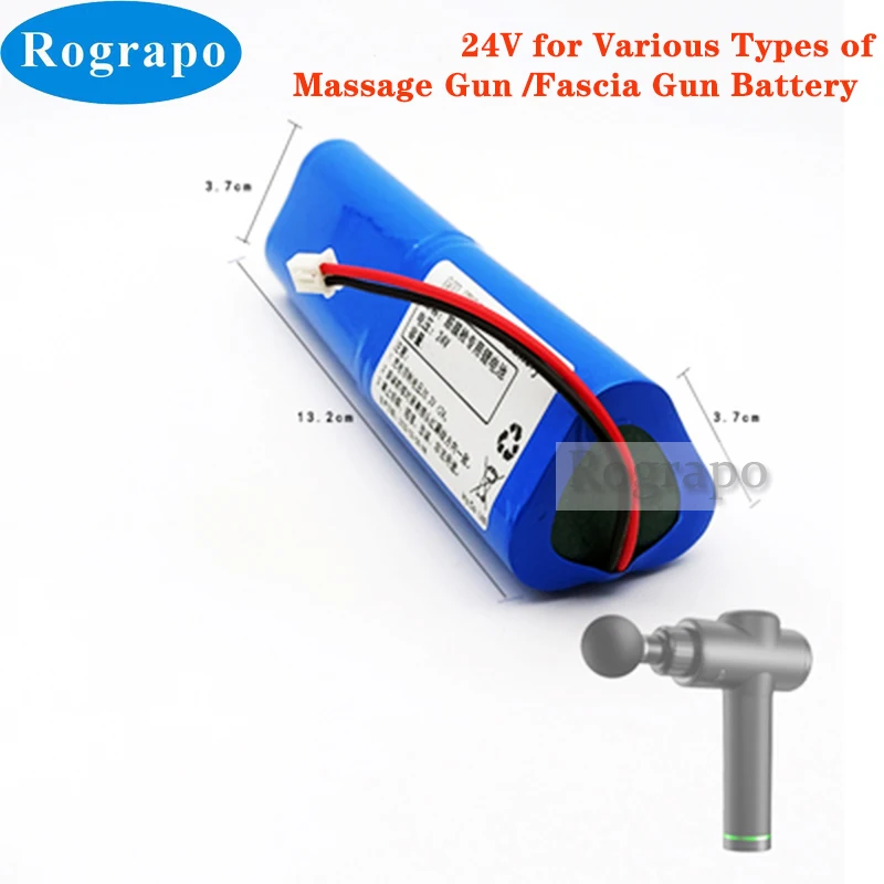 Nové 24V/22,2V 3400 mAh Li-ion Nabíjateľné batérie pre masážne pištoľ Booster Pro 3, Fascia Gun s BMS DIY Inštalácia