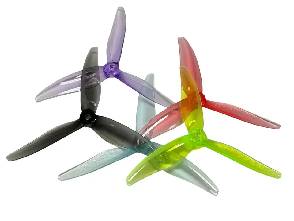 Nové 4ks/2 páry Gemfan 5128,0 5inch 3 Blade/Tri Blade vrtuľové rekvizity FPV Brushless Motor 2207 pre RC FPV Racing Drone Parts