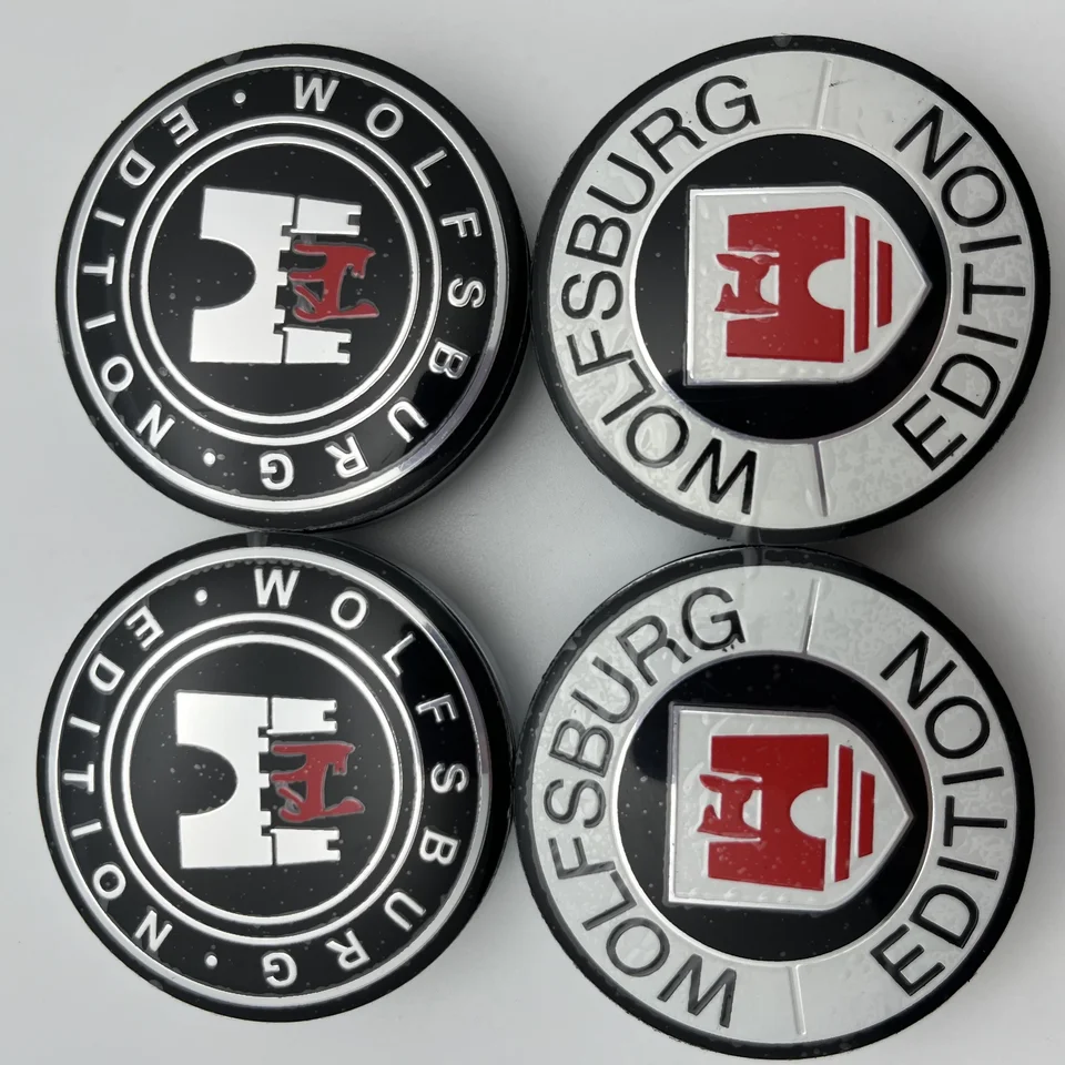 Nové 56 mm 60 mm 68 mm 68 mm Wolfsburg Edition Emblem Logo Logo Center Centrum Caps Rim Hub Cover Styling