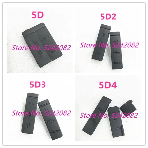 Nové 5D2 5D3 5D4 HDMI kompatibilné rozhranie mikrofónu pokrytie gumového veka USB Dvere pre kánon 5d II 5D III 5D IV Part