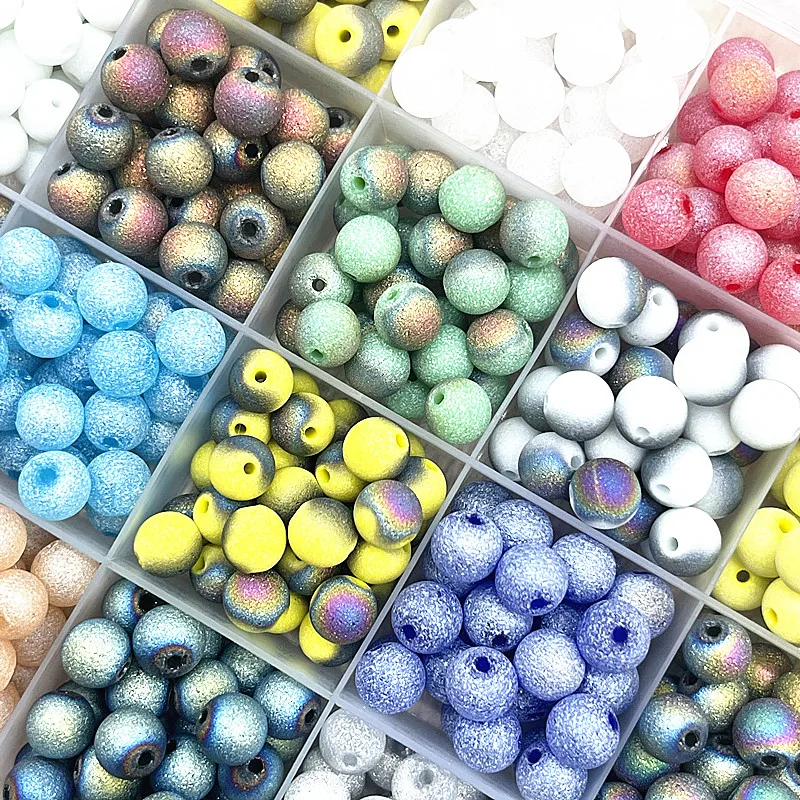 Nové 6 mm 8 mm matné matné rakúsky krištáľový korálky sklo Loose Spacer Pirálky pre šperky výroby kutilov ručne vyrábané príslušenstvom oblečenia