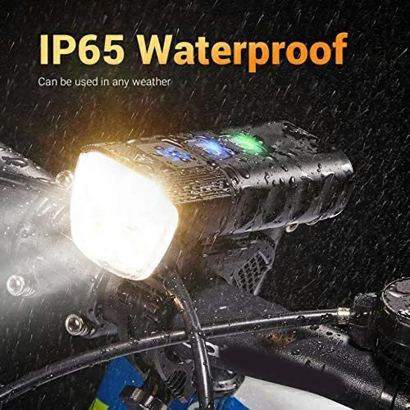 Nové 6400 mAh bicykel predné zadné svetlo sada bicyklov USB Nabíjanie svetlomet svetlo MTB nepremokavá zadná ledi lampa LED príslušenstva bicykla