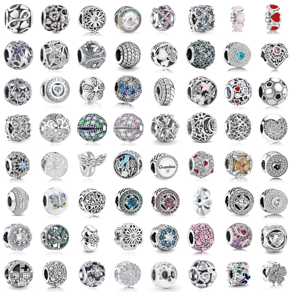 Nové 925 Strieborné krídla rodinné stromčeky Butterfly Fish Pendants Charms Fit Fit Original Pandora náramok DIY šperky pre ženy 2024