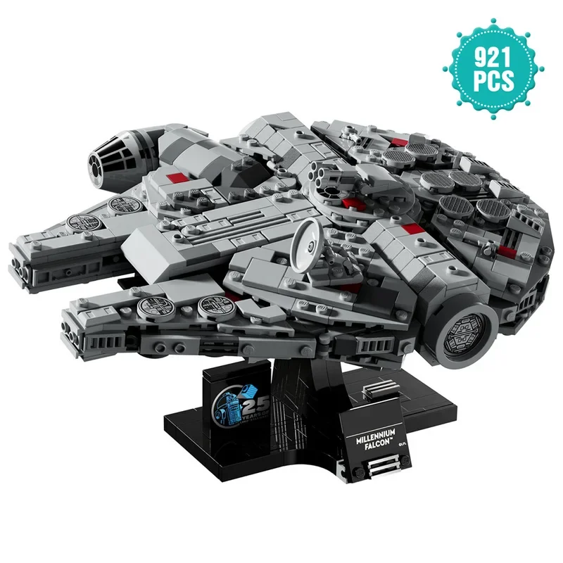 Nové 931ks Falconspaceship tehly kompatibilné 75375 Millennium SpaceCraft Toy Boy Building Block Bricks Darčeky pre detské modelové súpravy