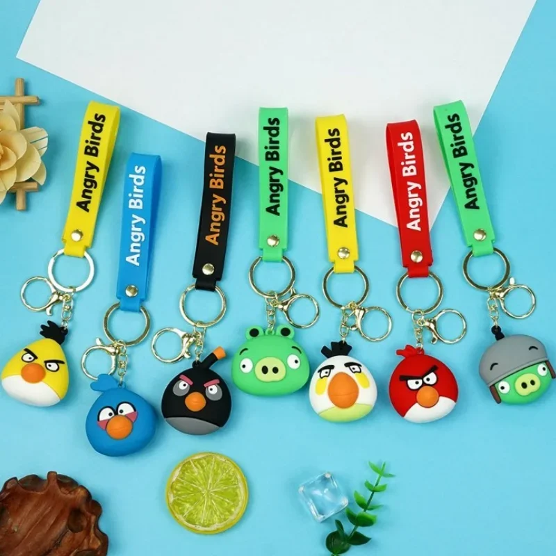 Nové Angry Birds Cartoon Osobnosť anime filmová postava Keychain Prázdninový dar