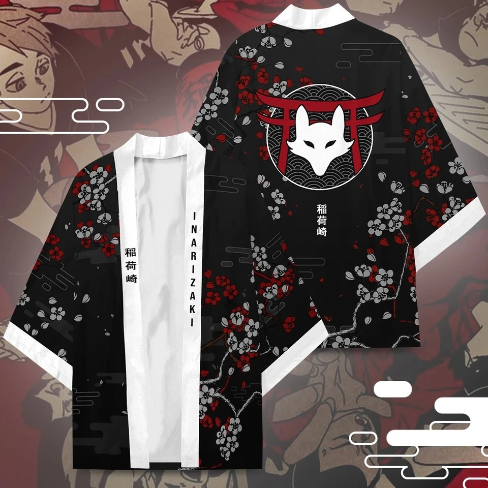 Nové anime haikyuu !! Na vrchol kostýmy Cosplay inarizaki kimono dospievajúcich kardigan haori cloak casurecket bunda pyžamy županový kabát