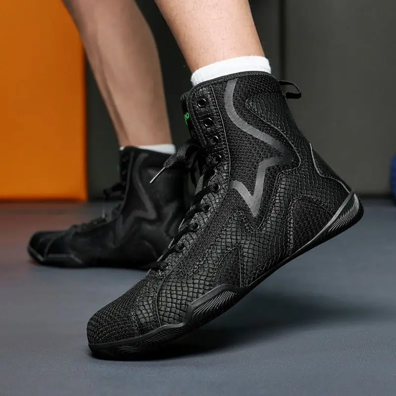 Nové boxerské topánky pánske fitness tenisky Dámske boxerské tenisky proti lyžičká