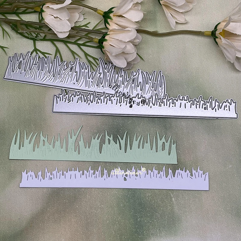 Nové dekorácie Grass Edge Decoration Metal Cutting Dies for DIY Scrapbooking Album papierové karty dekoratívne remeslá Embosing Die Cuts