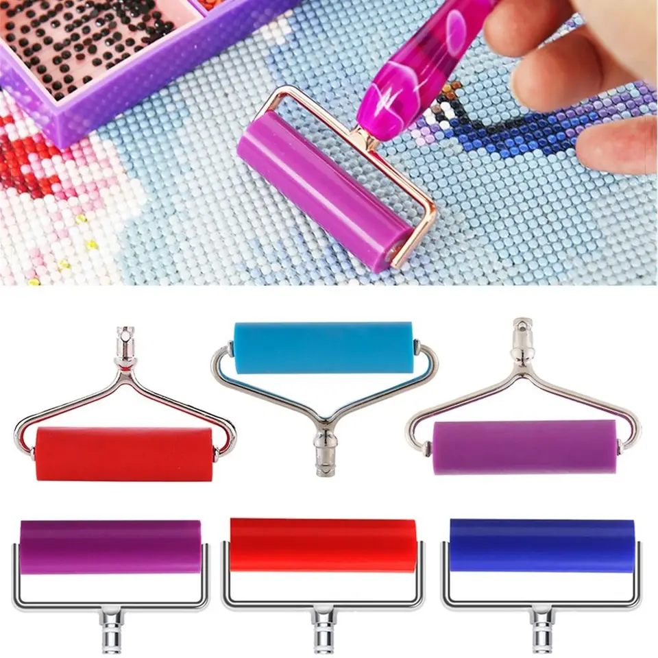 Nové diamantové maľovacie valceové pero hlavy 5D Diamond Painting Tool Drill Pen Nerezová špička pre diamantové maľovanie doplnkov