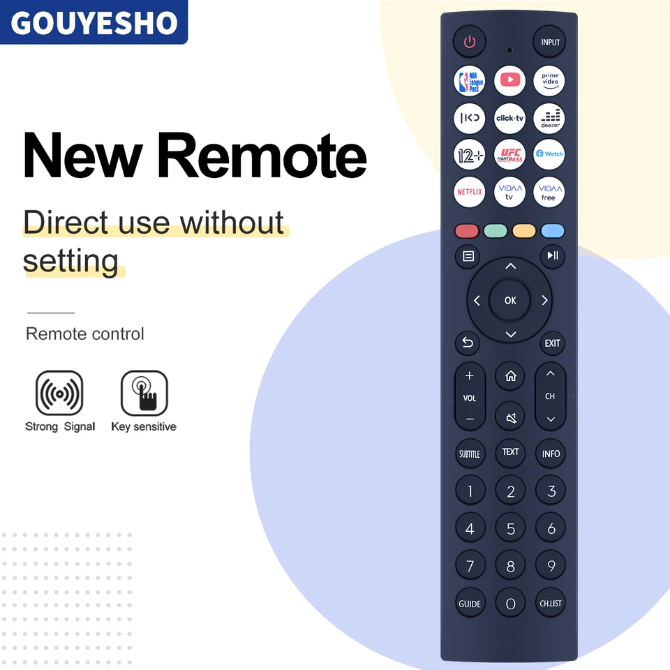 Nové diaľkové ovládanie en2k36h pre Hisense Smart TV