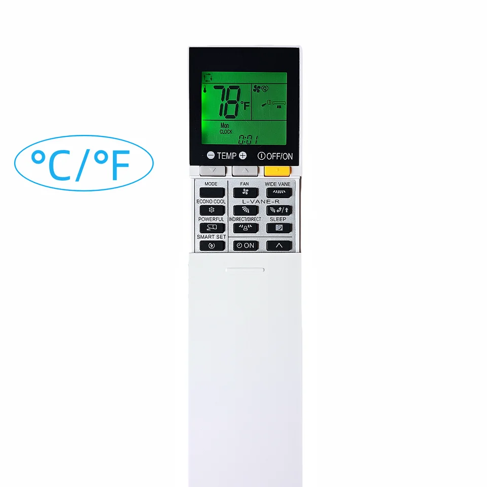 Nové diaľkové ovládanie kompatibilné pre Mitsubishi Electric Mr Slim Air Condigationer MSZ-FH18NA MSZ-FH18NA2 MSG-GE71VA MSG-GE35VA AC