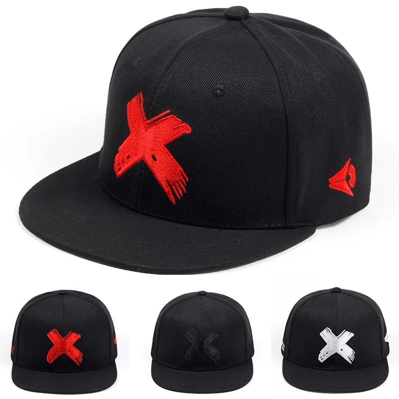 Nové dospelé Snapback Caps Male Hip Hop Baseball Cap 3D výšivka ploché vrcholové čiapky Men ženy namontované kapela rock hiphop klobúk ženská kosť